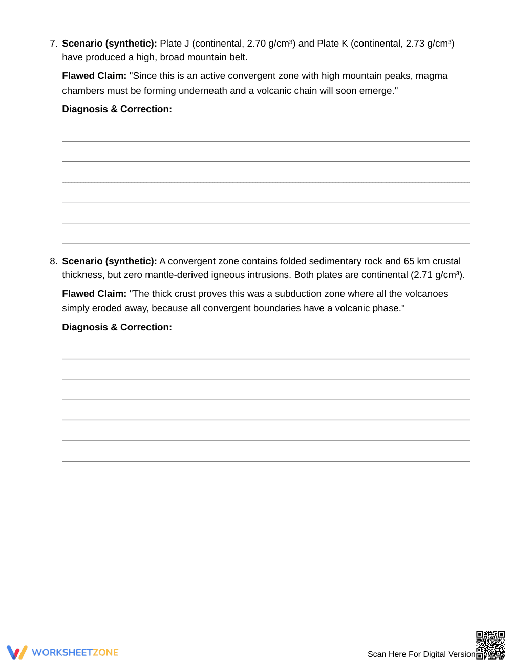 Essential Convergent Boundaries Worksheet | Grade 8 Science - Page 5