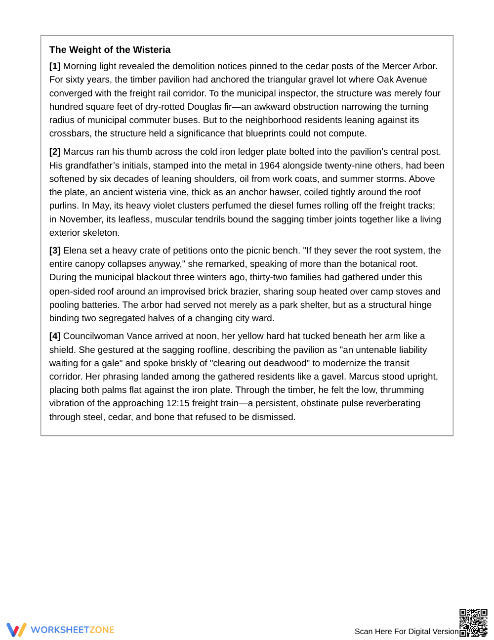 Ready Literal & Symbolic Pattern Worksheet | Grade 8 ELA - Page 2