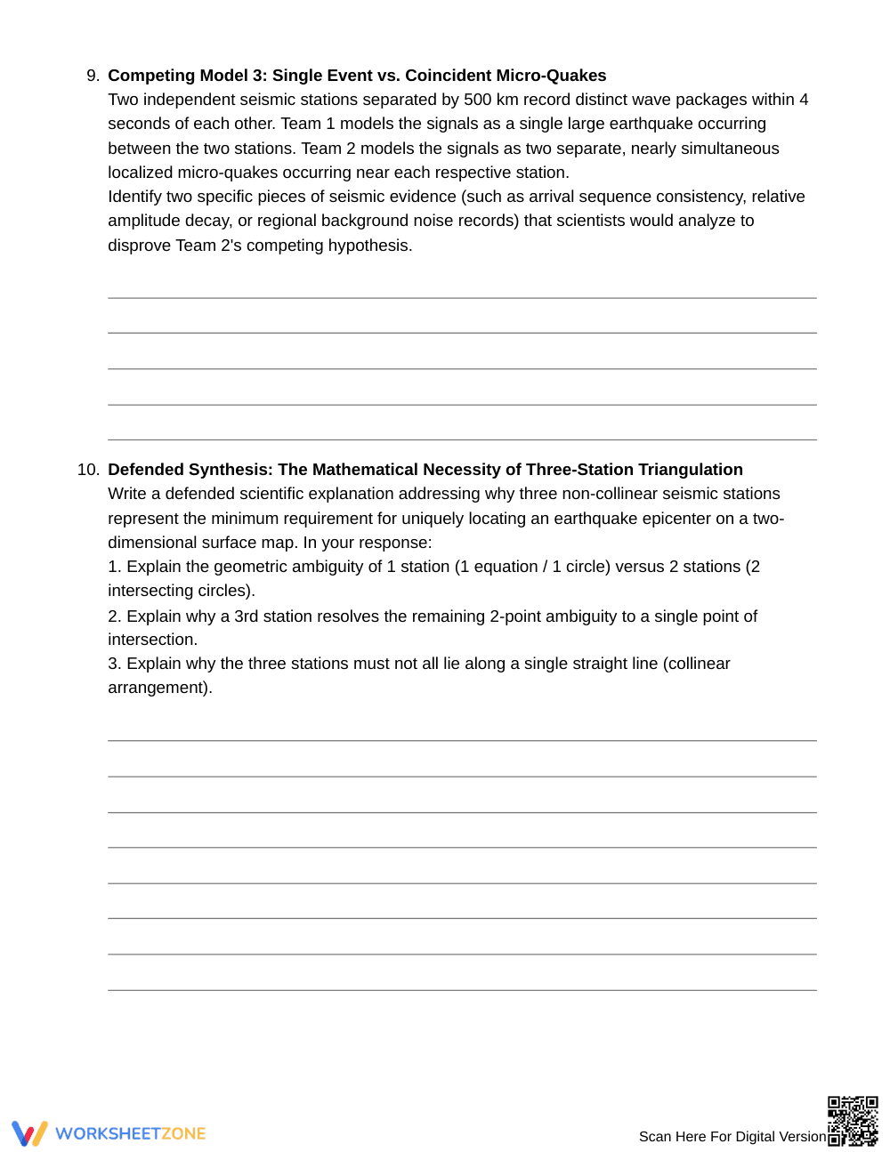 Essential Epicenter Location Worksheet | Grade 8 Science - Page 5