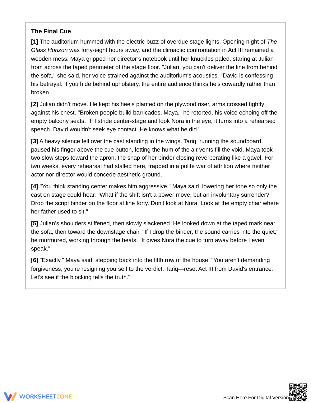 Essential Dialogue and Incident Worksheet | Grade 8 ELA - Page 2