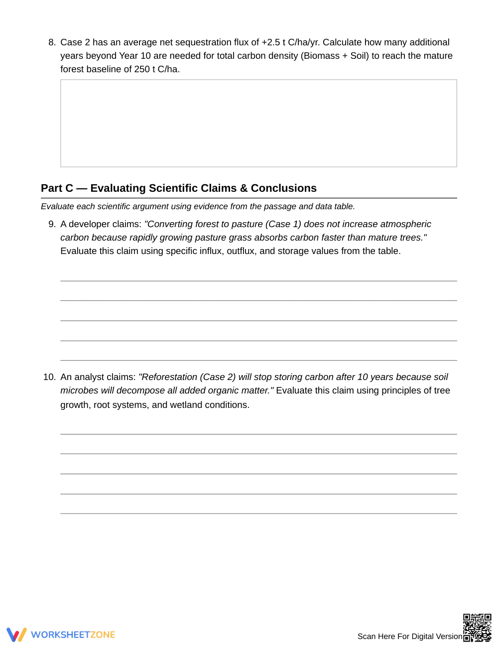 Printable Land-Use Change Worksheet | Grade 8 Science - Page 5