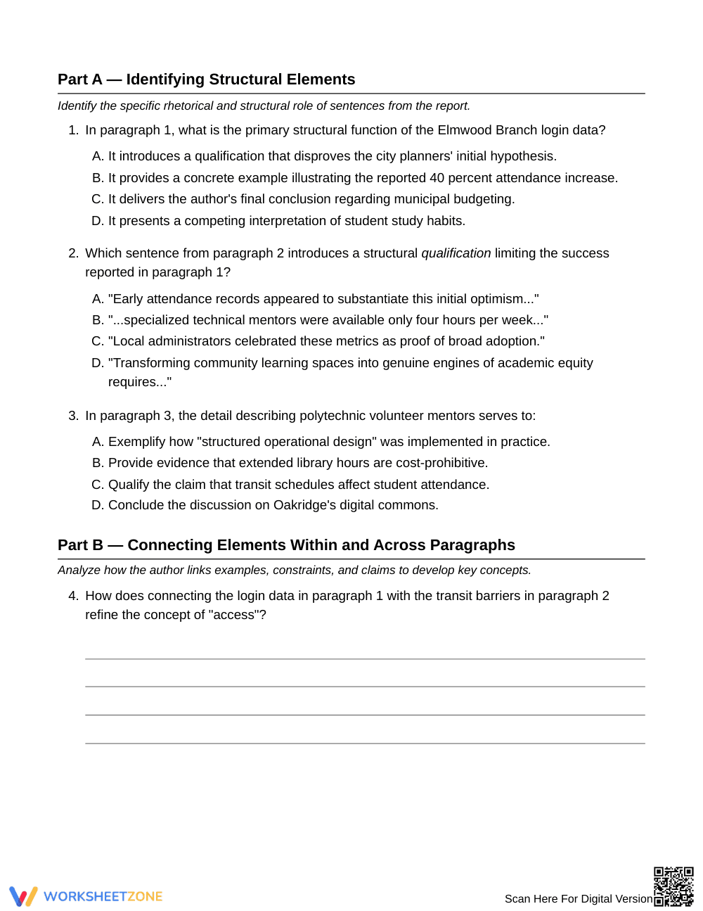 Ready Examples & Qualifications Worksheet | Grade 8 ELA - Page 3