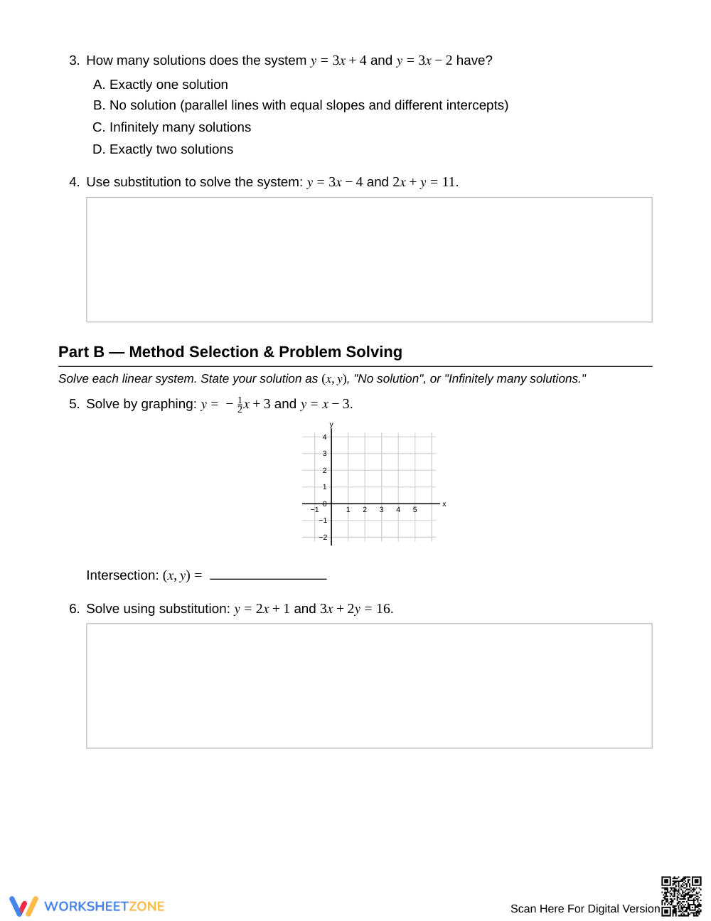 Essential Graphing & Substitution Worksheet | Grade 8 Math - Page 2