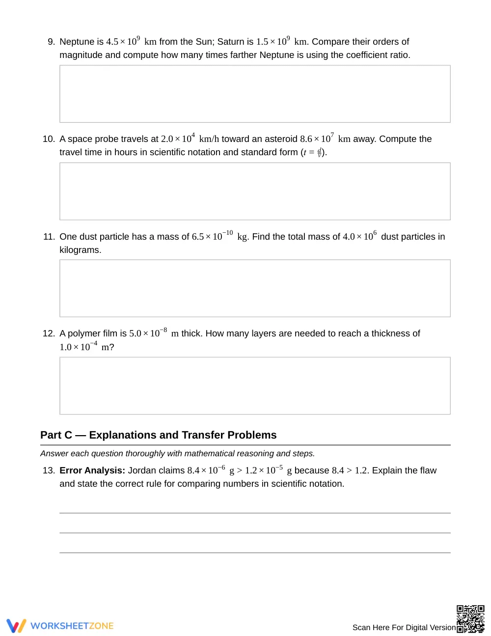 Ready Scientific Notation Roles Worksheet | Grade 8 Math - Page 3