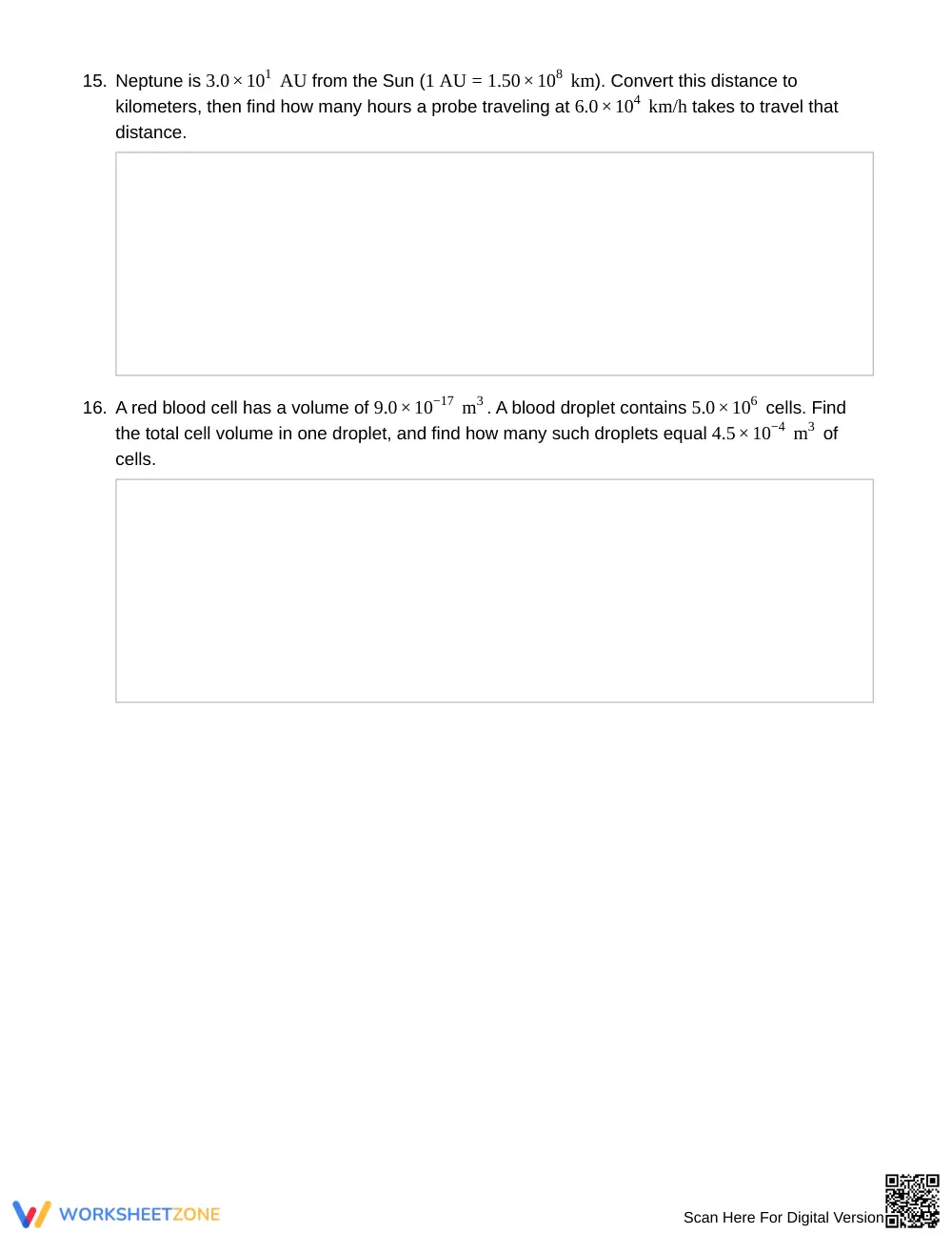 Complete Scientific Notation Worksheet | Grade 8 Math - Page 5