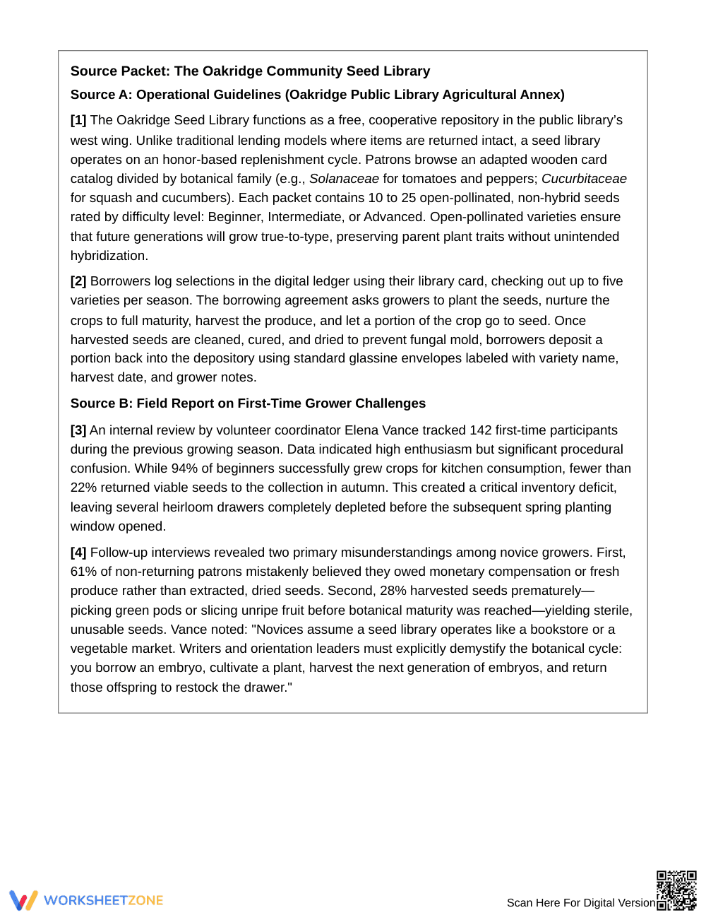 Complete Process Explanation Worksheet | Grade 8 ELA - Page 2