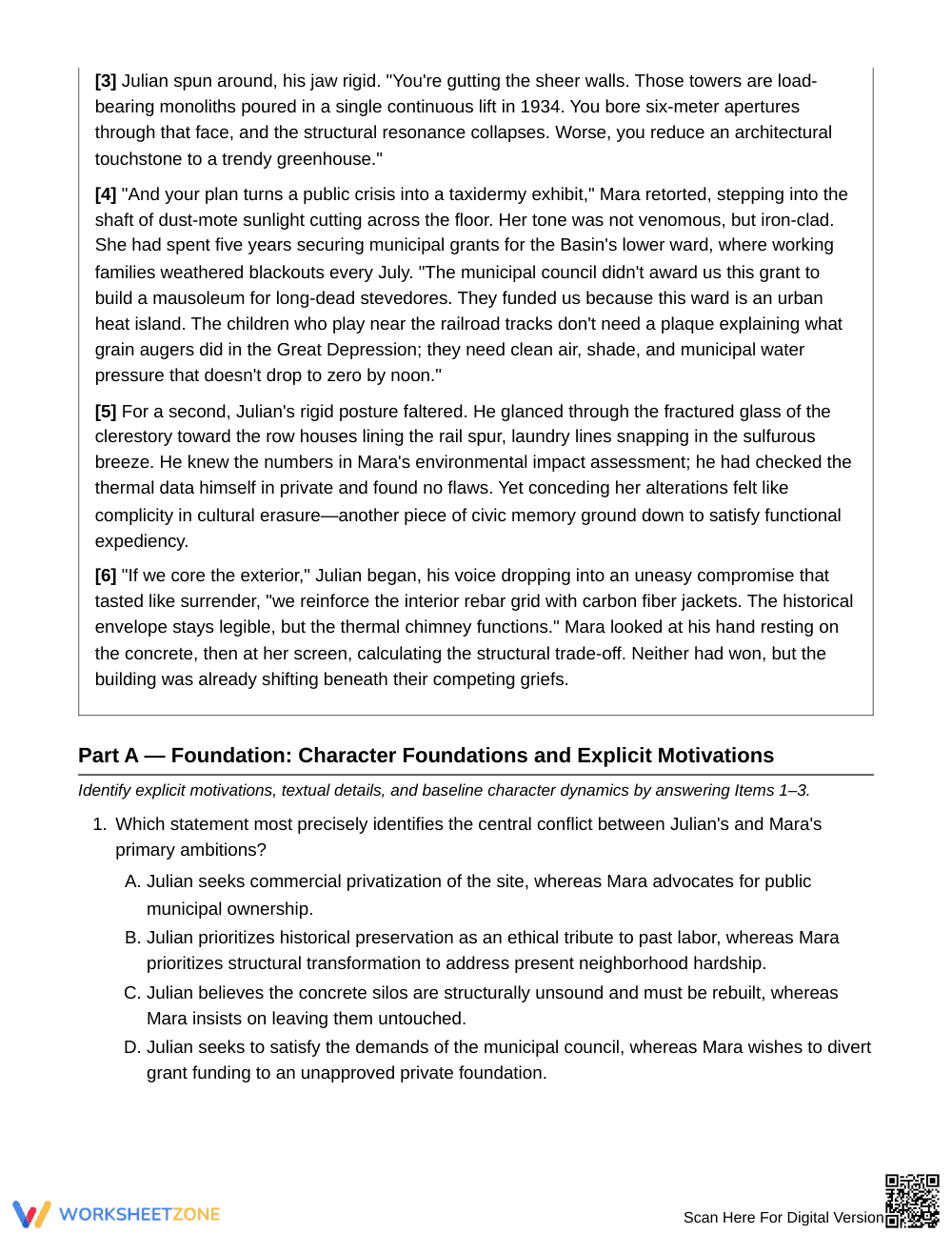Complete Complex Character Worksheet | Grade 9 English I - Page 2