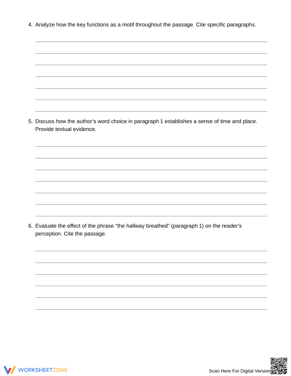 Guide Image Replacement Worksheet | Grade 9 English I - Page 3