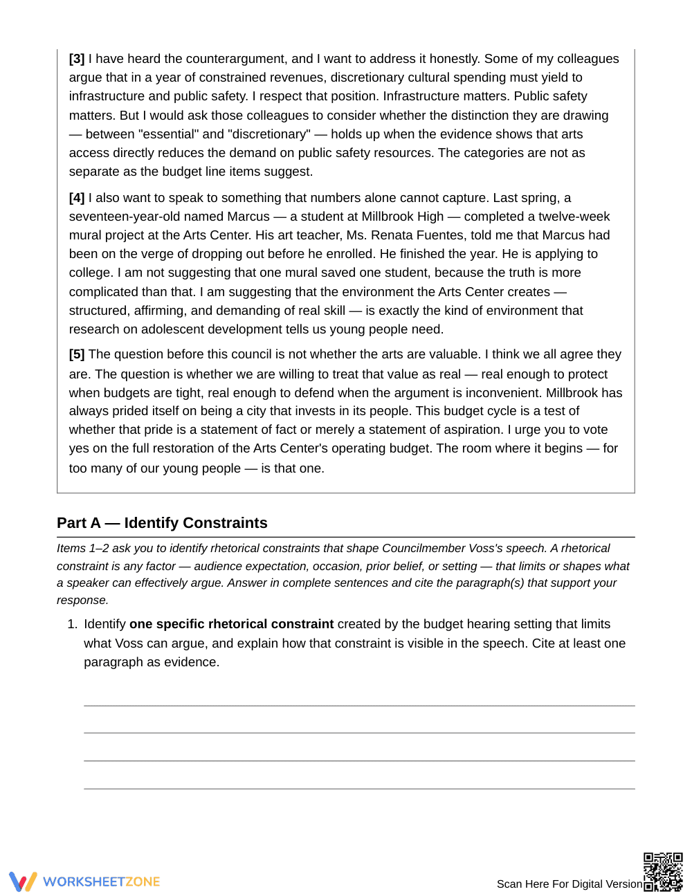 Aligned Adapting Appeals Worksheet | Grade 10 English II - Page 2