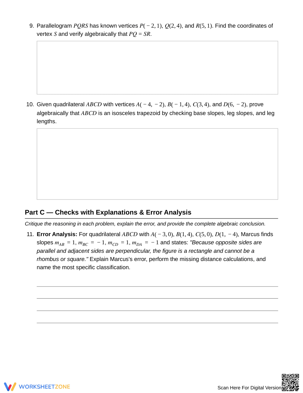 Complete Figure Properties Worksheet | Grade 10 Geometry - Page 4