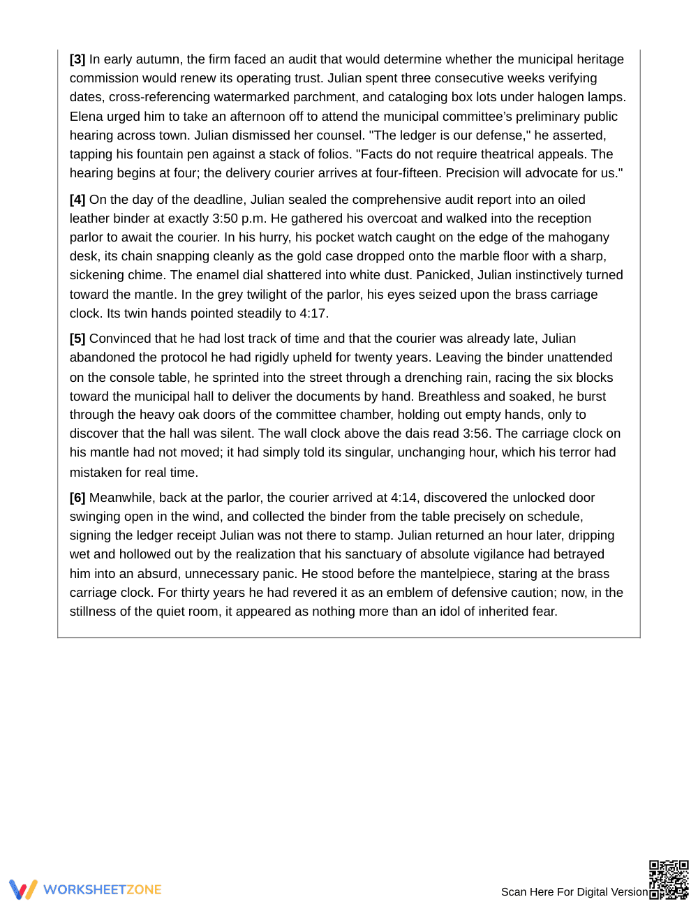 Complete Recurring Object Worksheet | Grade 10 English II - Page 2