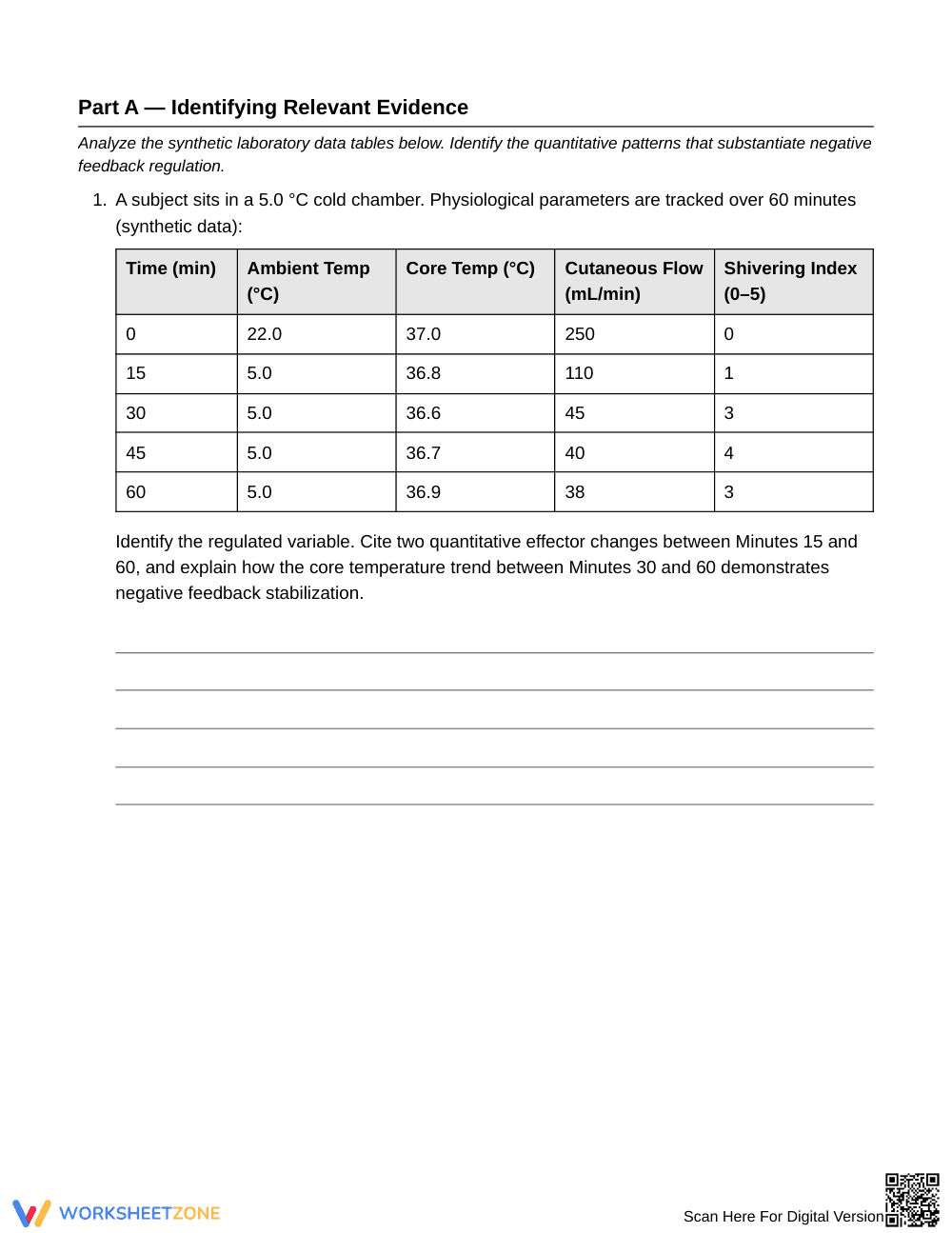 Complete Feedback Systems Worksheet | Grade 10 Biology - Page 2