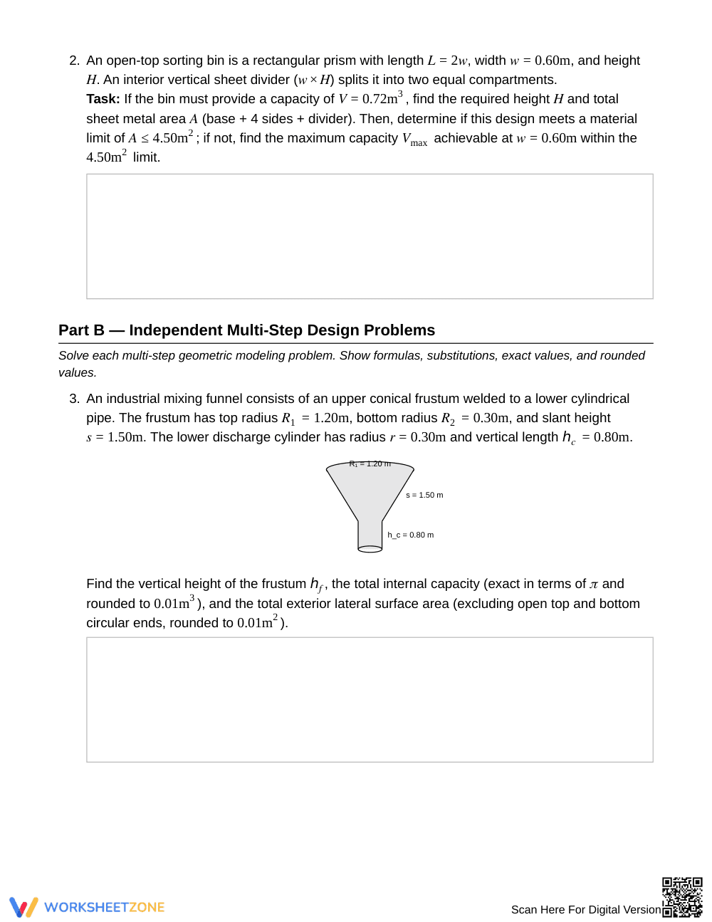 Complete Geometric Modeling Worksheet | Grade 10 Geometry - Page 2
