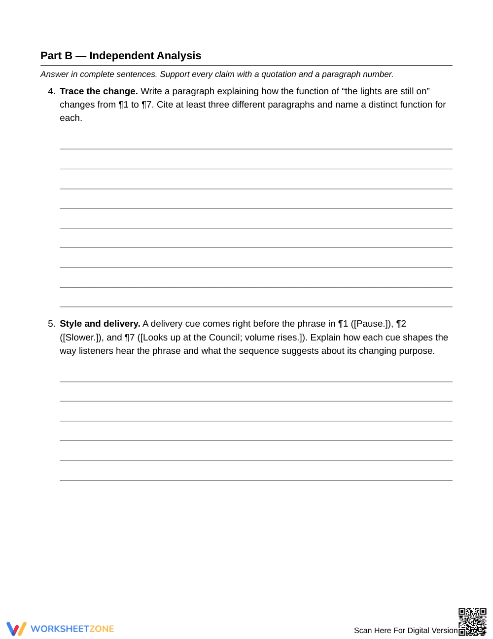 Printable Repeated Phrase Worksheet | Grade 11 English III - Page 4