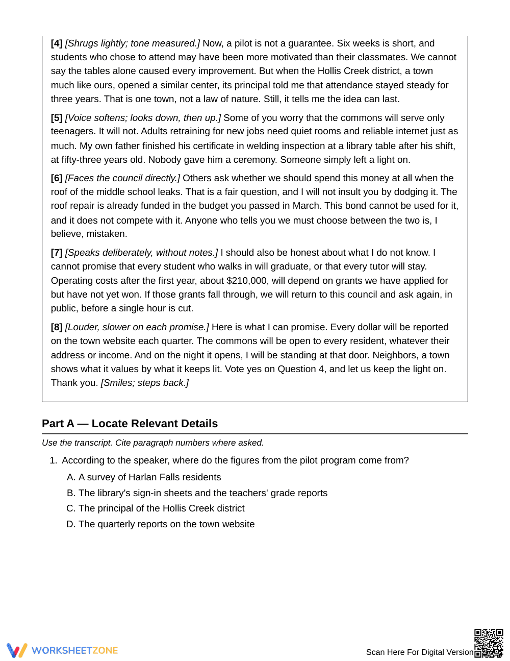 Free Appeals & Qualifiers Worksheet | Grade 11 English III - Page 2