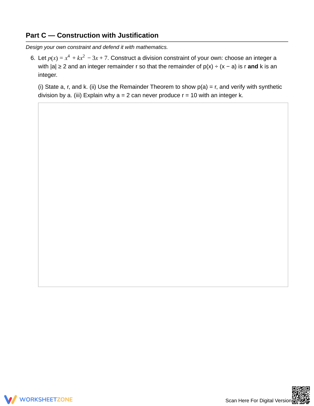 Ready Missing Coefficient Worksheet | Grade 11 Algebra II - Page 5