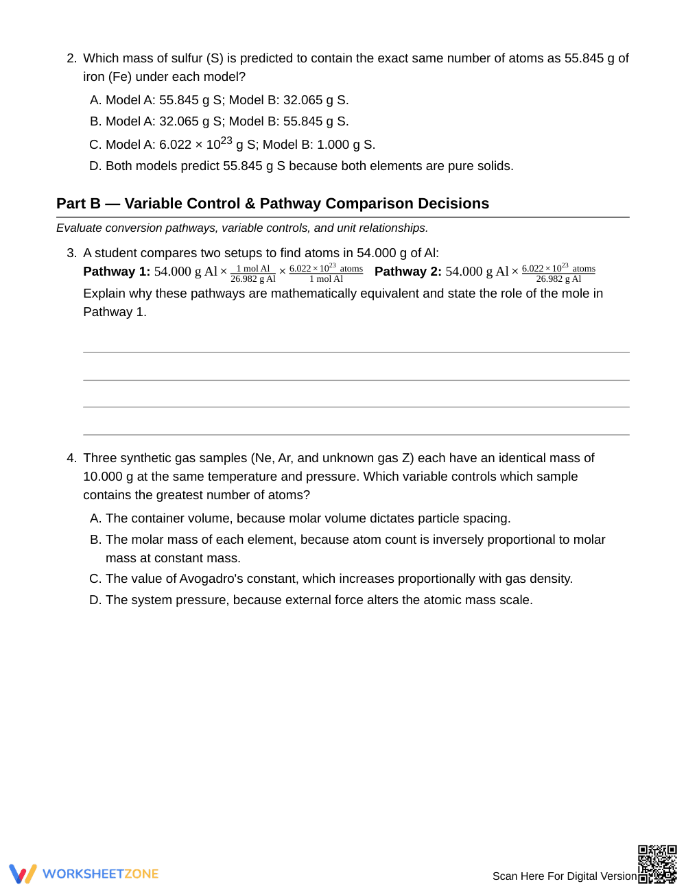 Proven Conversion Pathways Worksheet | Grade 11 Chemistry - Page 2