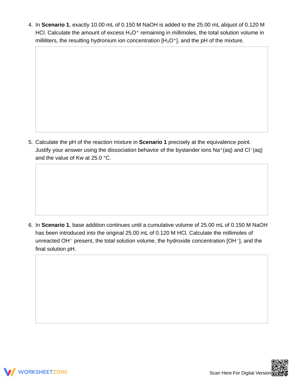 Complete Neutralization Worksheet | Grade 11 Chemistry - Page 3