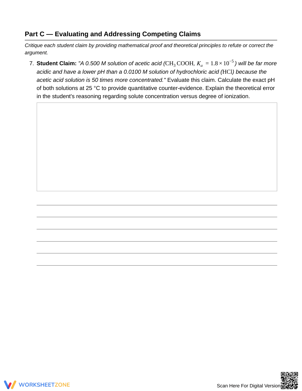 Proven pH Prediction Defense Worksheet | Grade 11 Chemistry - Page 5