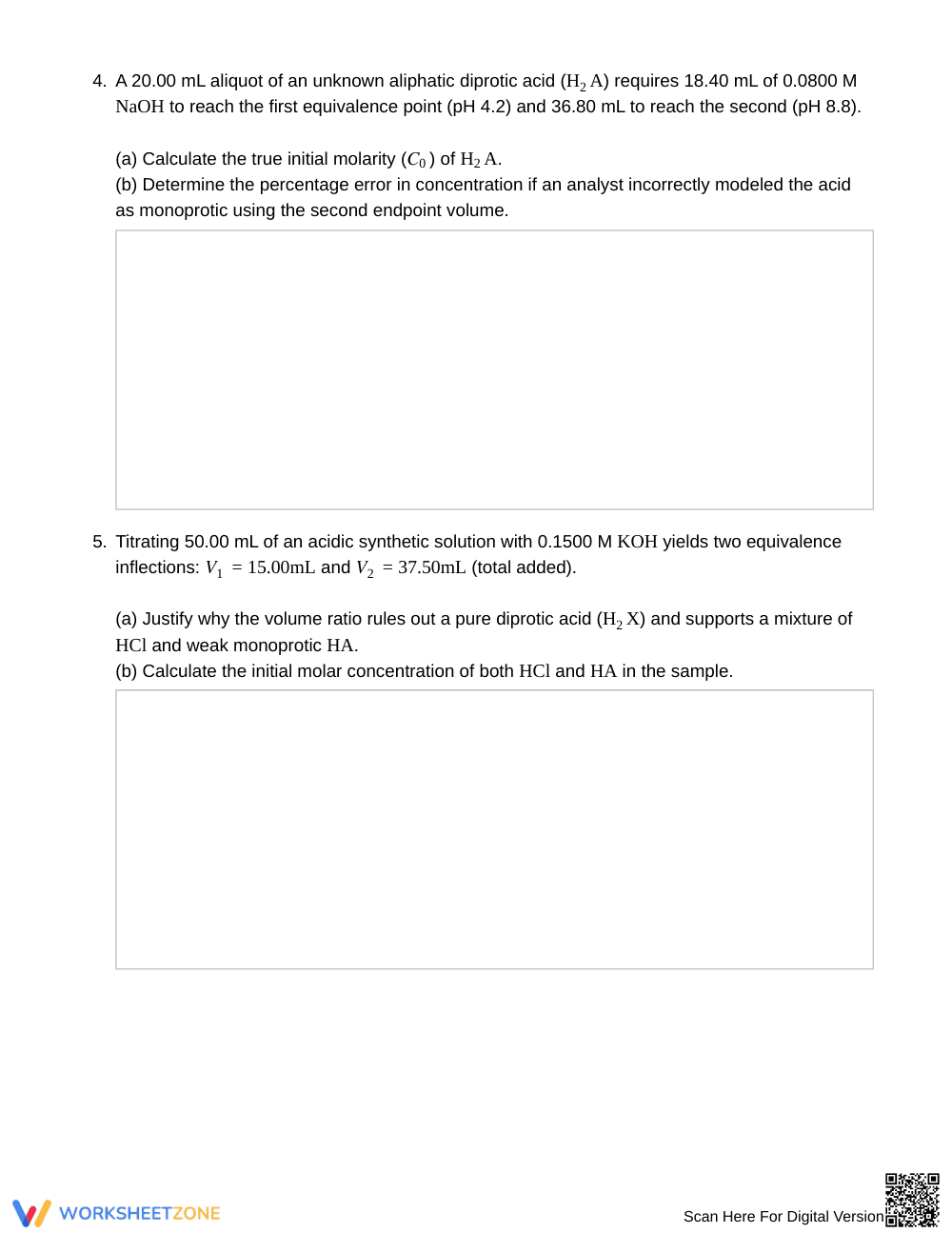 Complete Acid Neutralization Worksheet | Grade 11 Chemistry - Page 3
