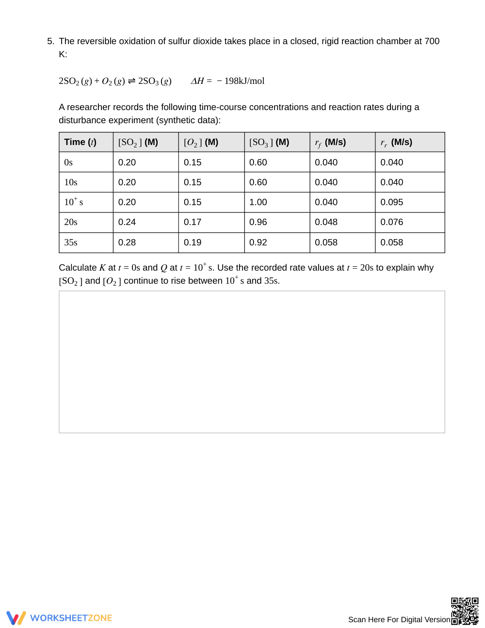 Ready Equilibrium Shift Worksheet | Grade 11 Chemistry - Page 5