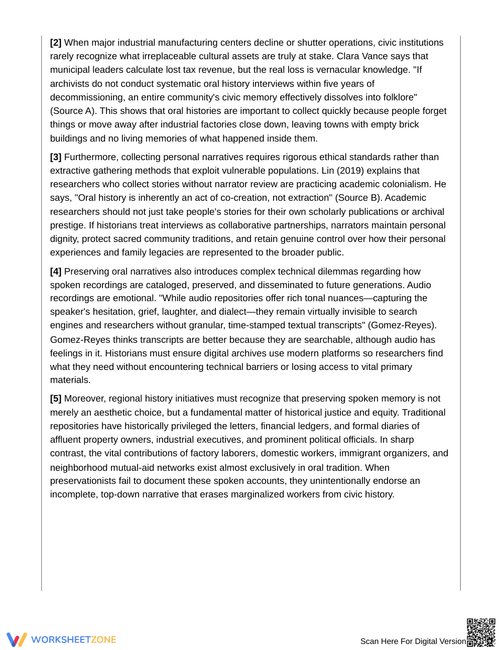 Ready Quote Integration Worksheet | Grade 11 English III - Page 3