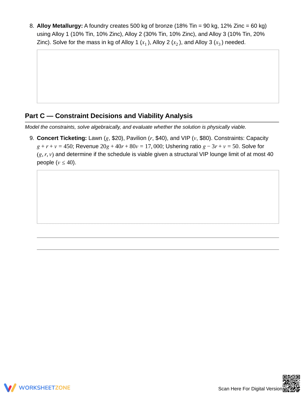 Essential 3-Variable Modeling Worksheet | Algebra II - Page 4