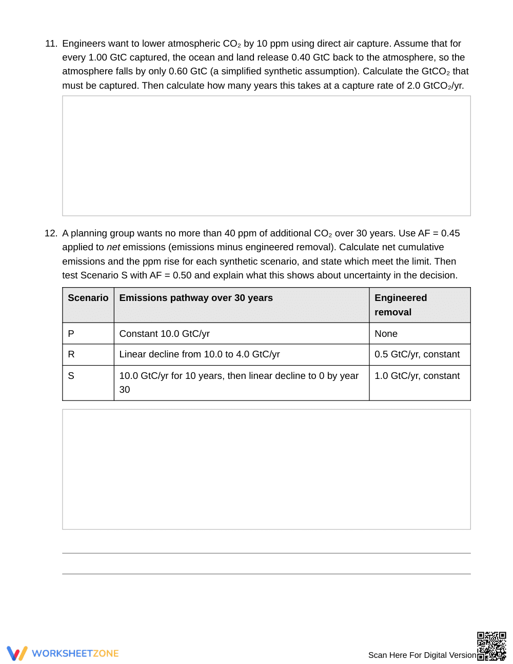 Free Emissions Worksheet | Grade 12 Environmental Science - Page 5