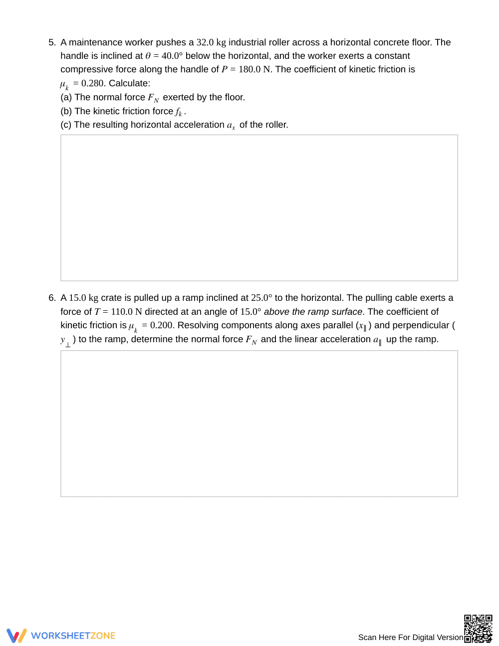 Essential Net Force Components Worksheet | Grade 12 Physics - Page 4