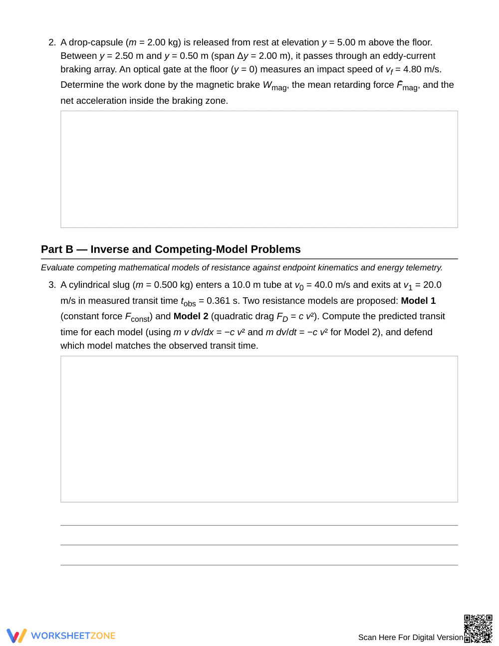 Essential Unknown Resistance Worksheet | Grade 12 Physics - Page 2