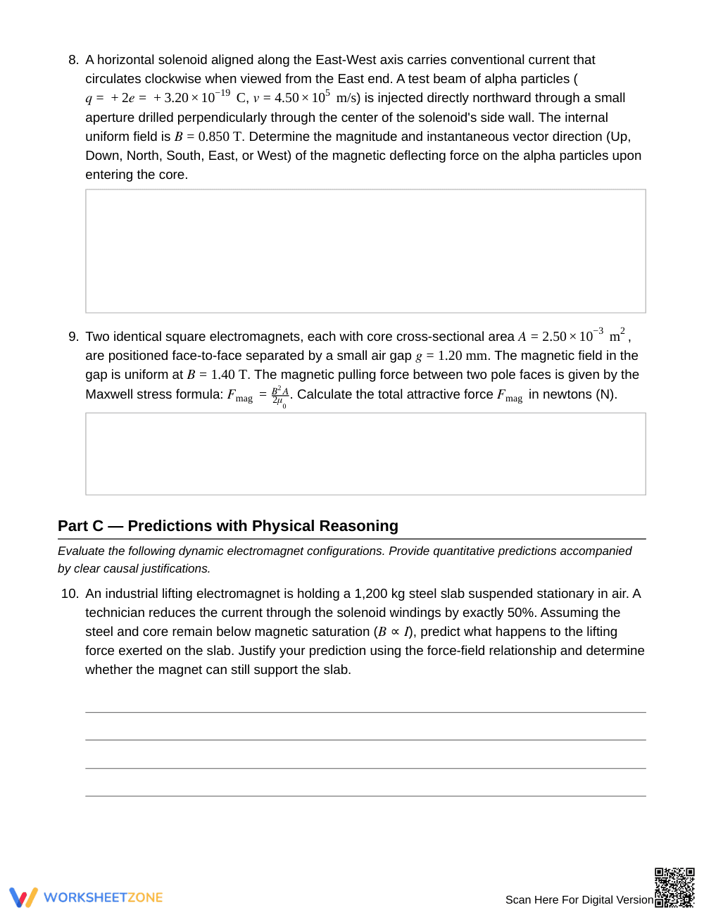 Ready Electromagnet Strength Worksheet | Grade 12 Physics - Page 4