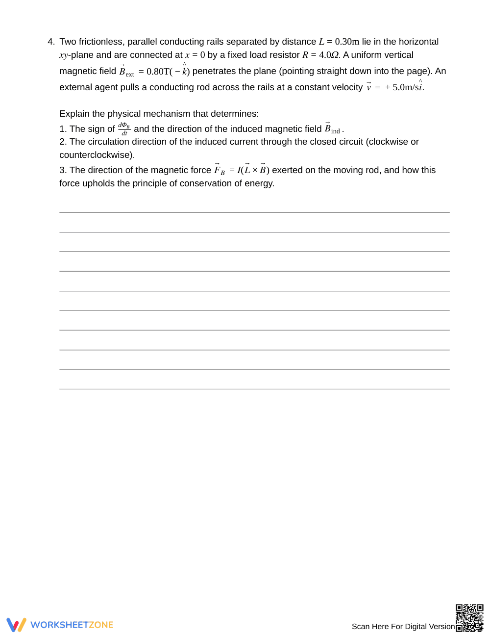 Proven Lenz's Law Induction Worksheet | Grade 12 Physics - Page 3