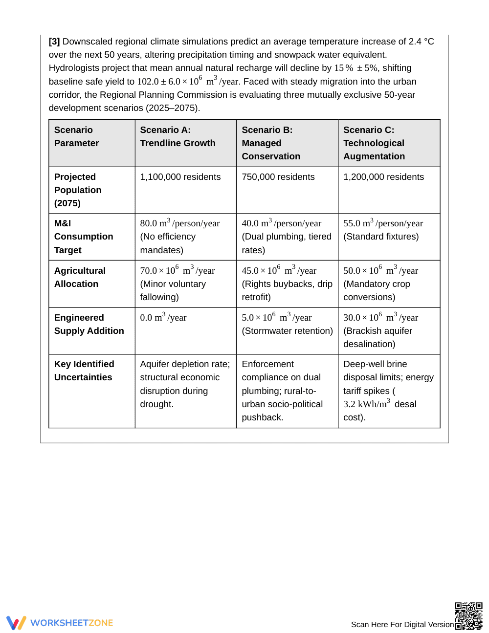 Printable Carrying Capacity Worksheet | Grade 12 Science - Page 2