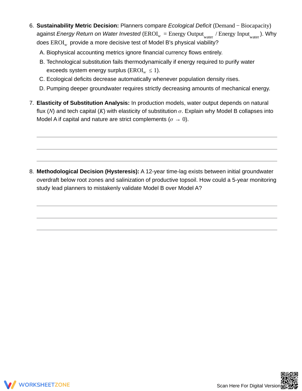 Ready Resource-Limit Models Worksheet | Grade 12 Science - Page 4