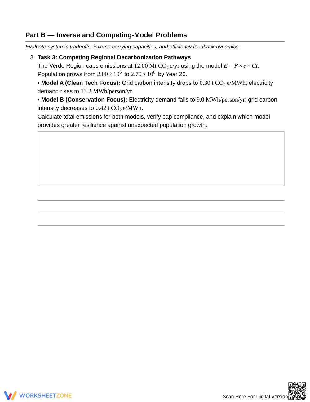 Ready Consumption Tradeoffs Worksheet | Grade 12 Science - Page 3