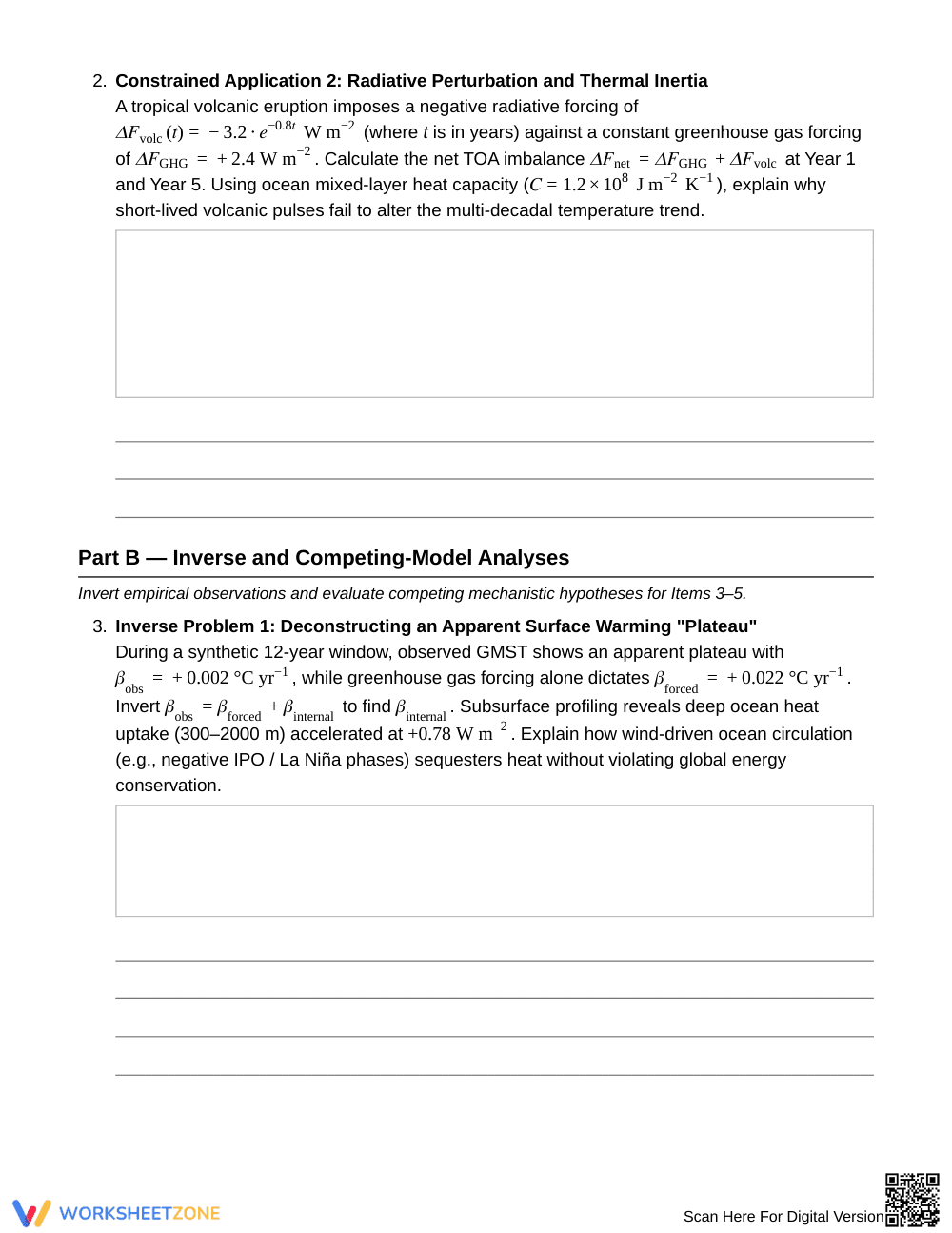 Essential Climate Trends Worksheet | Grade 12 Earth Science - Page 2