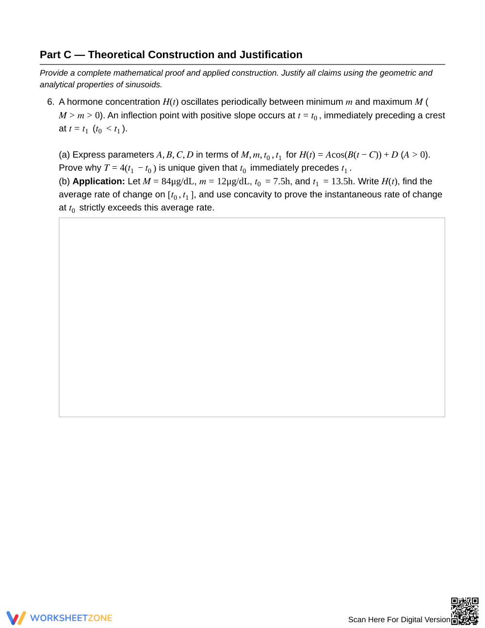 Proven Sinusoid Modeling Worksheet | Grade 12 Precalculus - Page 4