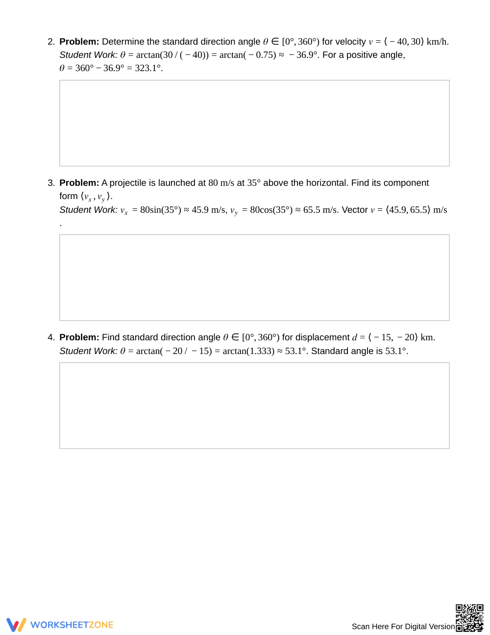 Proven Vector Error Repair Worksheet | Grade 12 Precalculus - Page 2