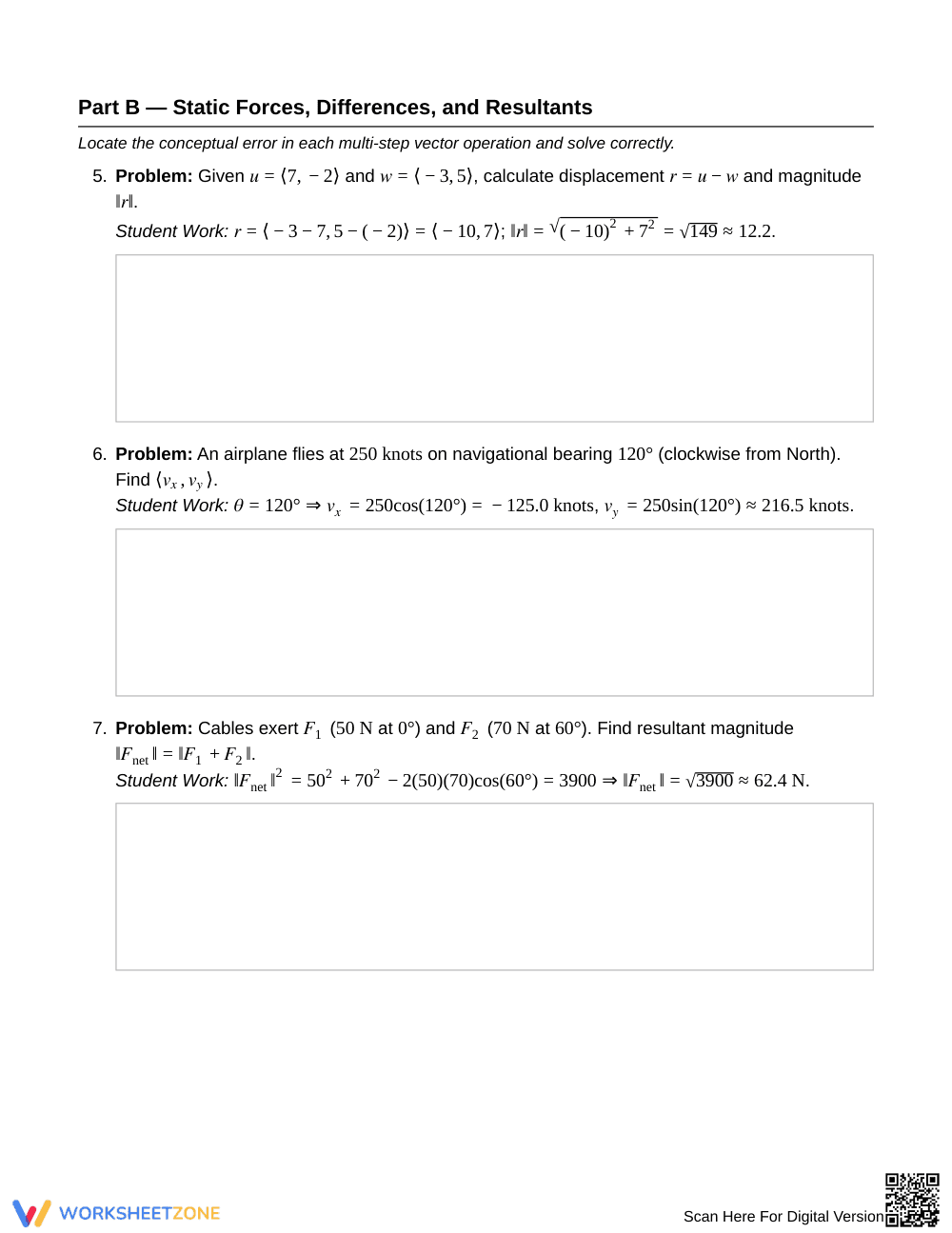 Proven Vector Error Repair Worksheet | Grade 12 Precalculus - Page 3