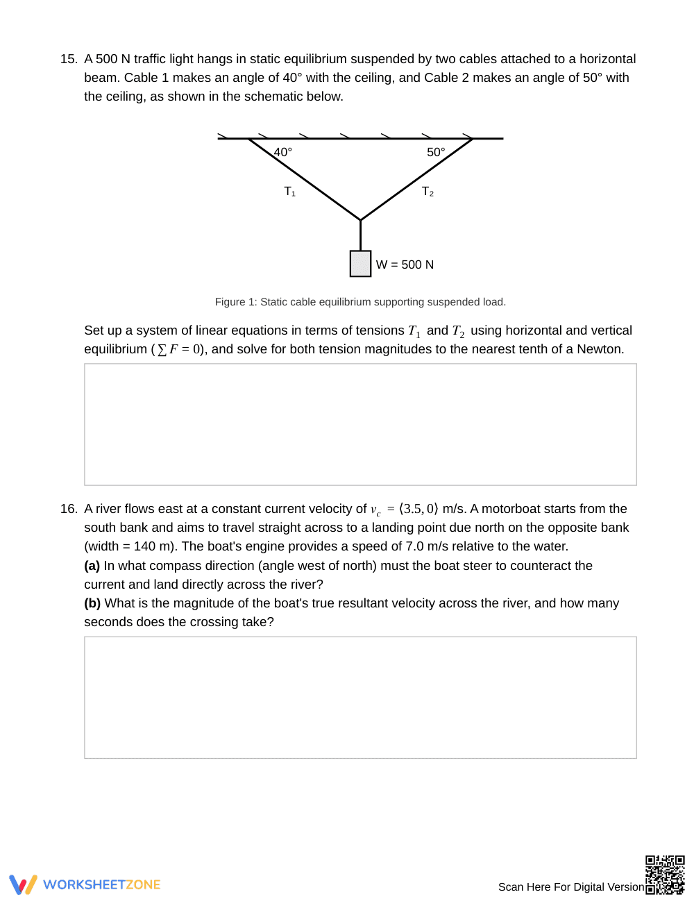 Complete Vector Operations Worksheet | Grade 12 Precalculus - Page 5