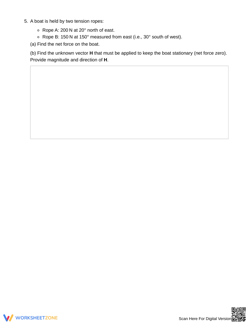 Printable Unknown Vectors Worksheet | Grade 12 Precalculus - Page 3