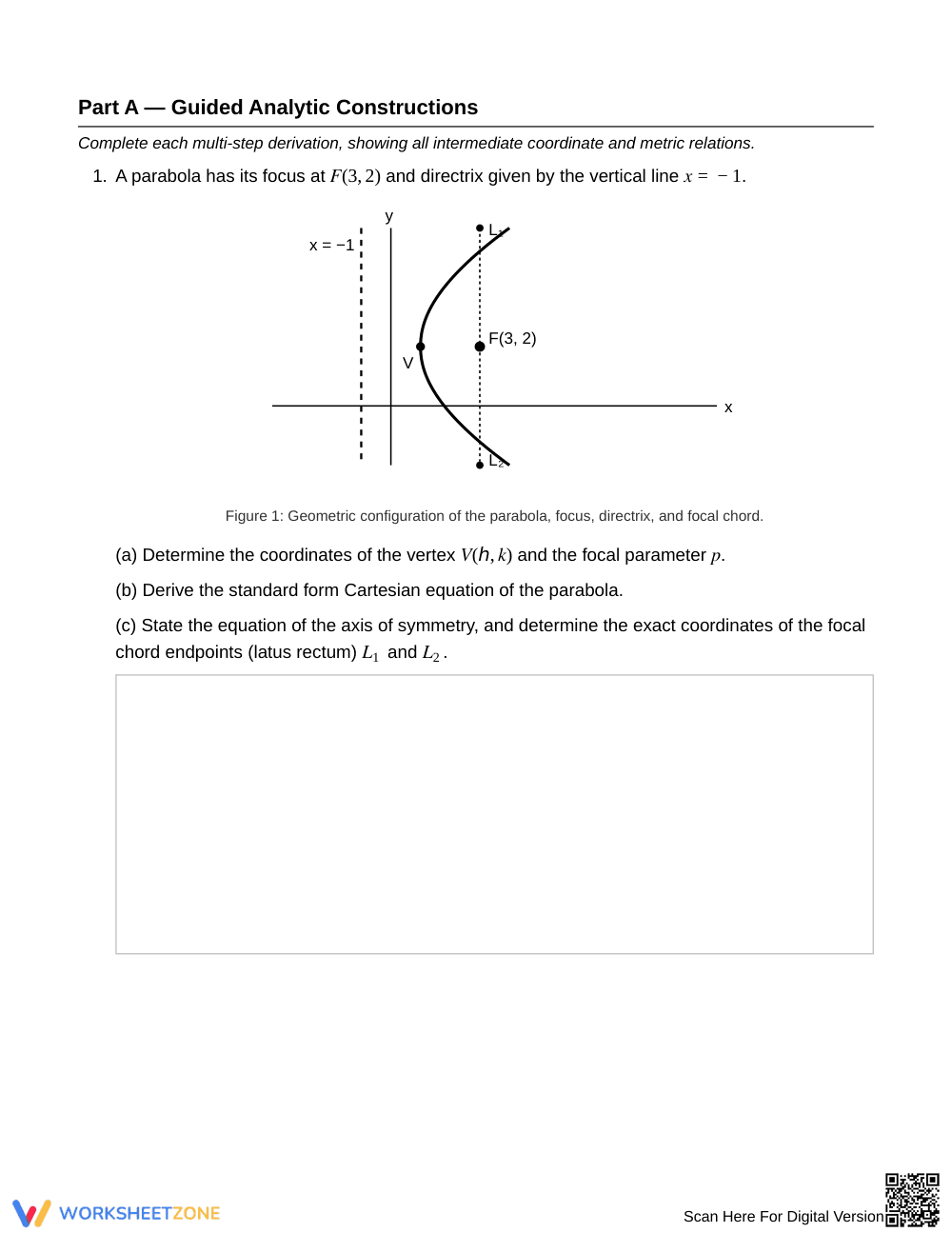 Complete Analytic Conics Worksheet | Grade 12 Precalculus - Page 2