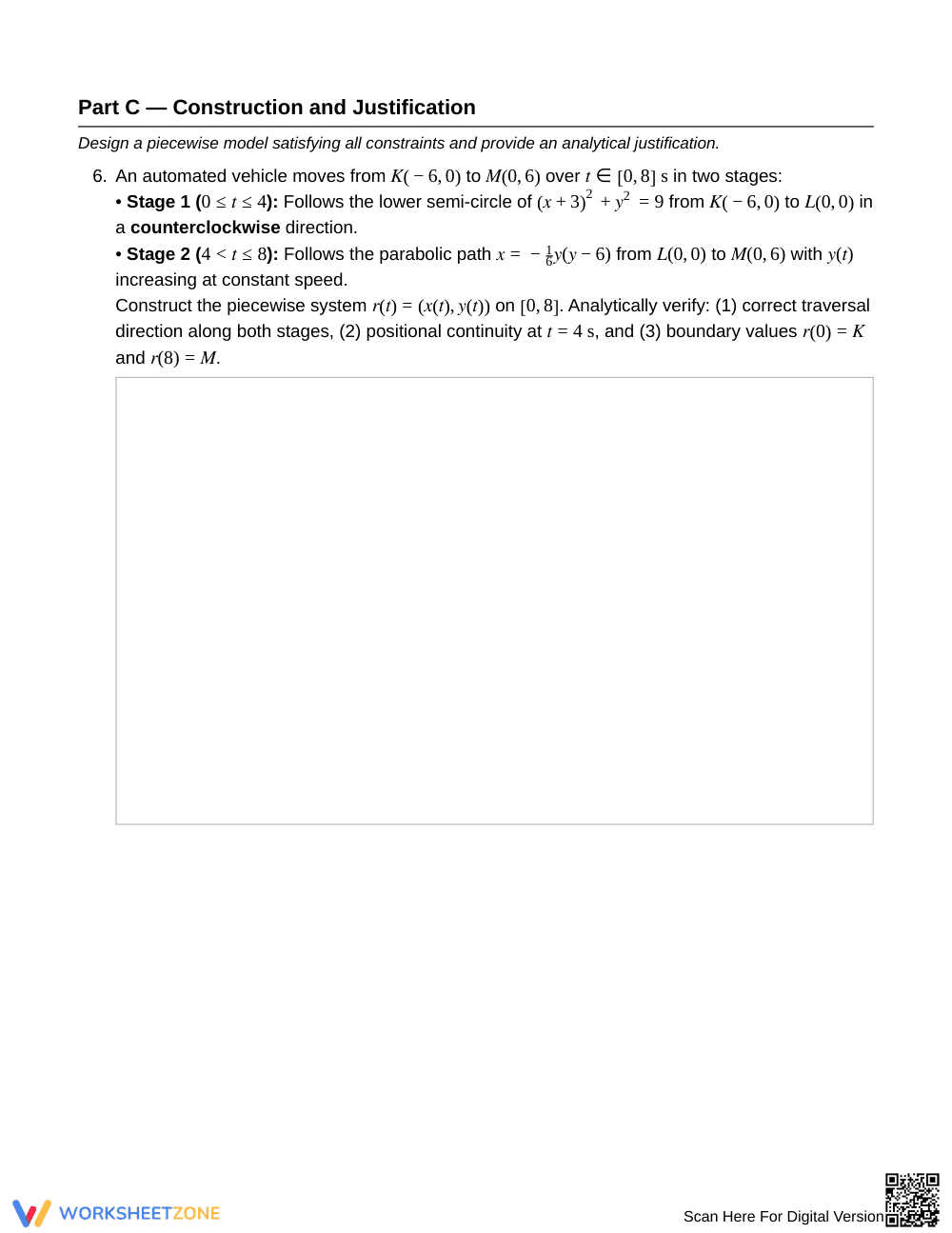 Complete Parameterization Worksheet | Grade 12 Precalculus - Page 5