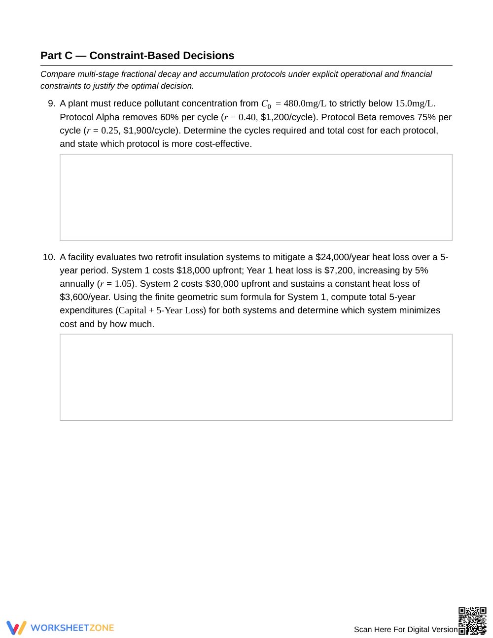 Complete Fractional Change Worksheet | Grade 12 Precalculus - Page 4