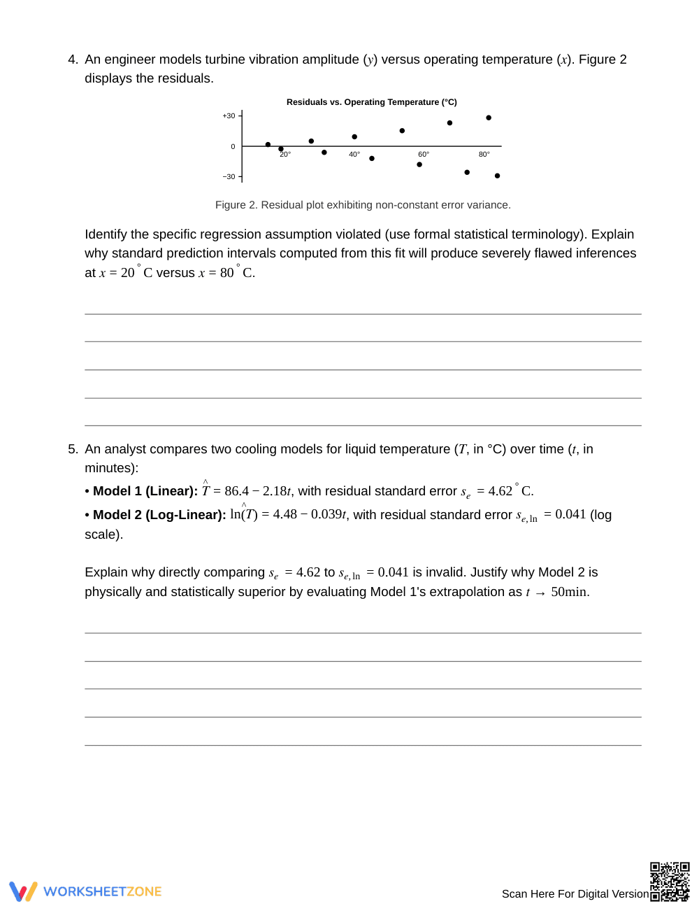 Essential Model Limitation Worksheet | Grade 12 Statistics - Page 3