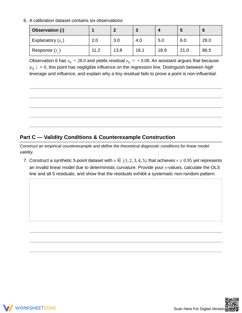Essential Model Limitation Worksheet | Grade 12 Statistics - Page 4