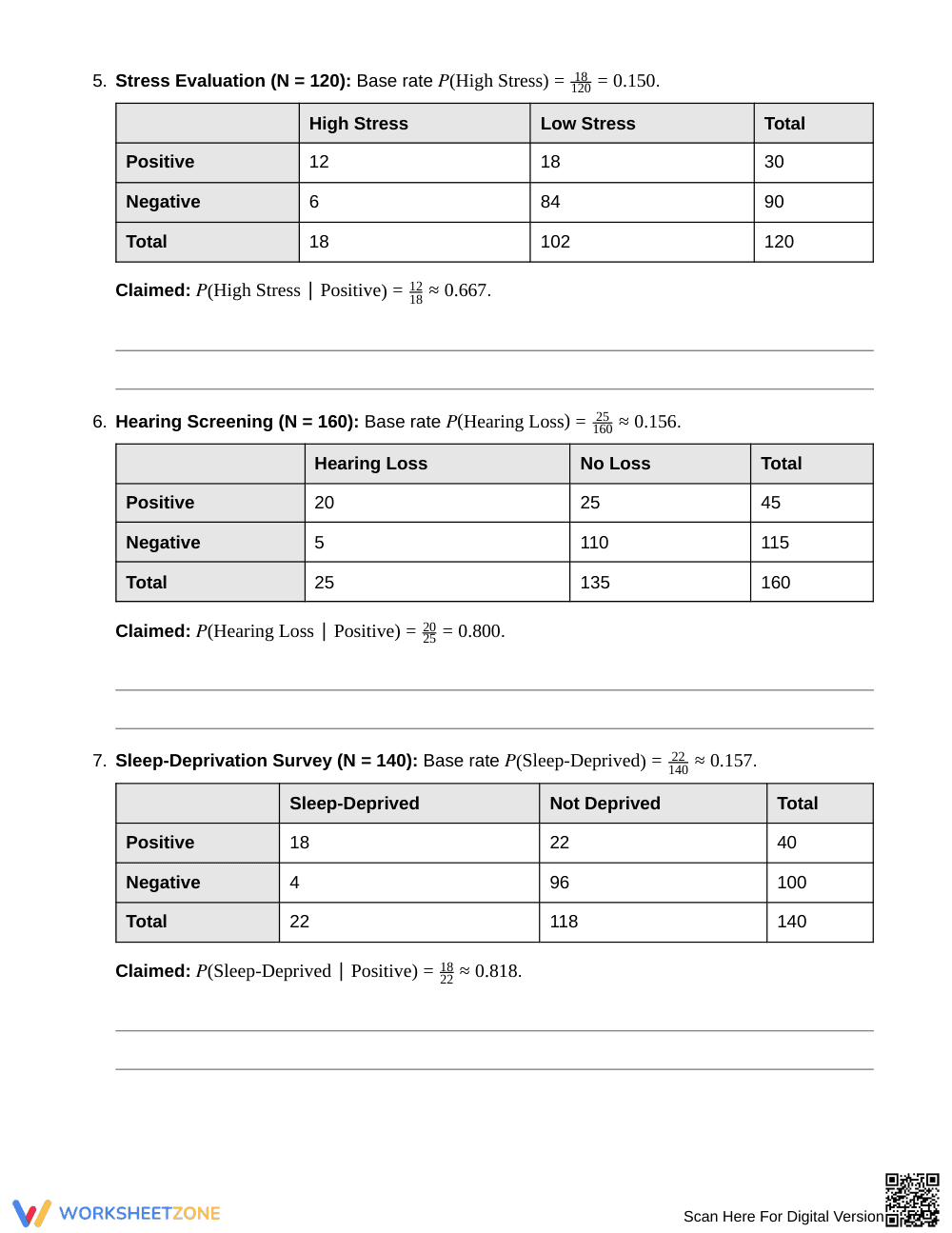 Free Reversed Errors Worksheet | Grade 12 Statistics - Page 3