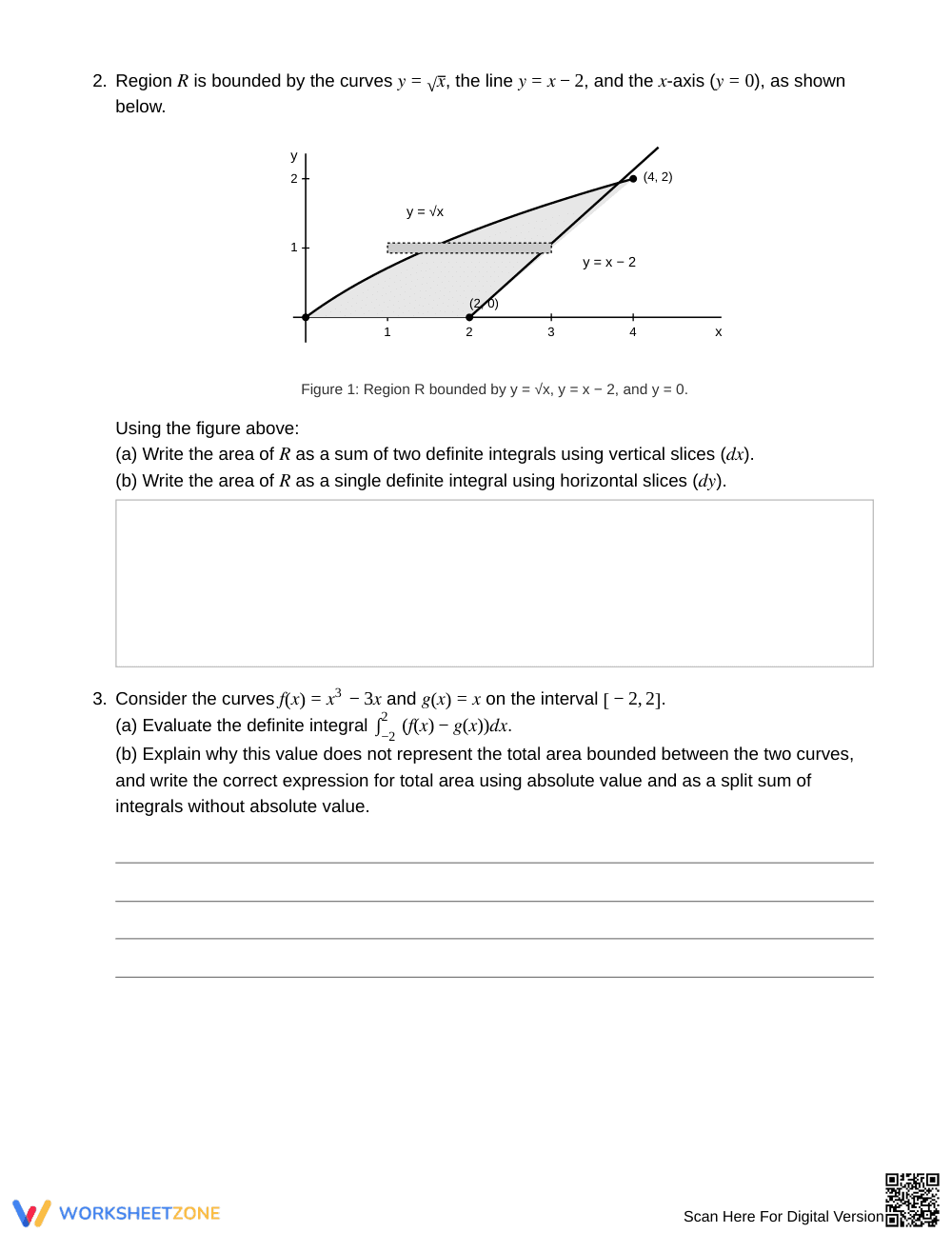 Essential Curve Slicing Worksheet | Grade 12 Calculus - Page 2