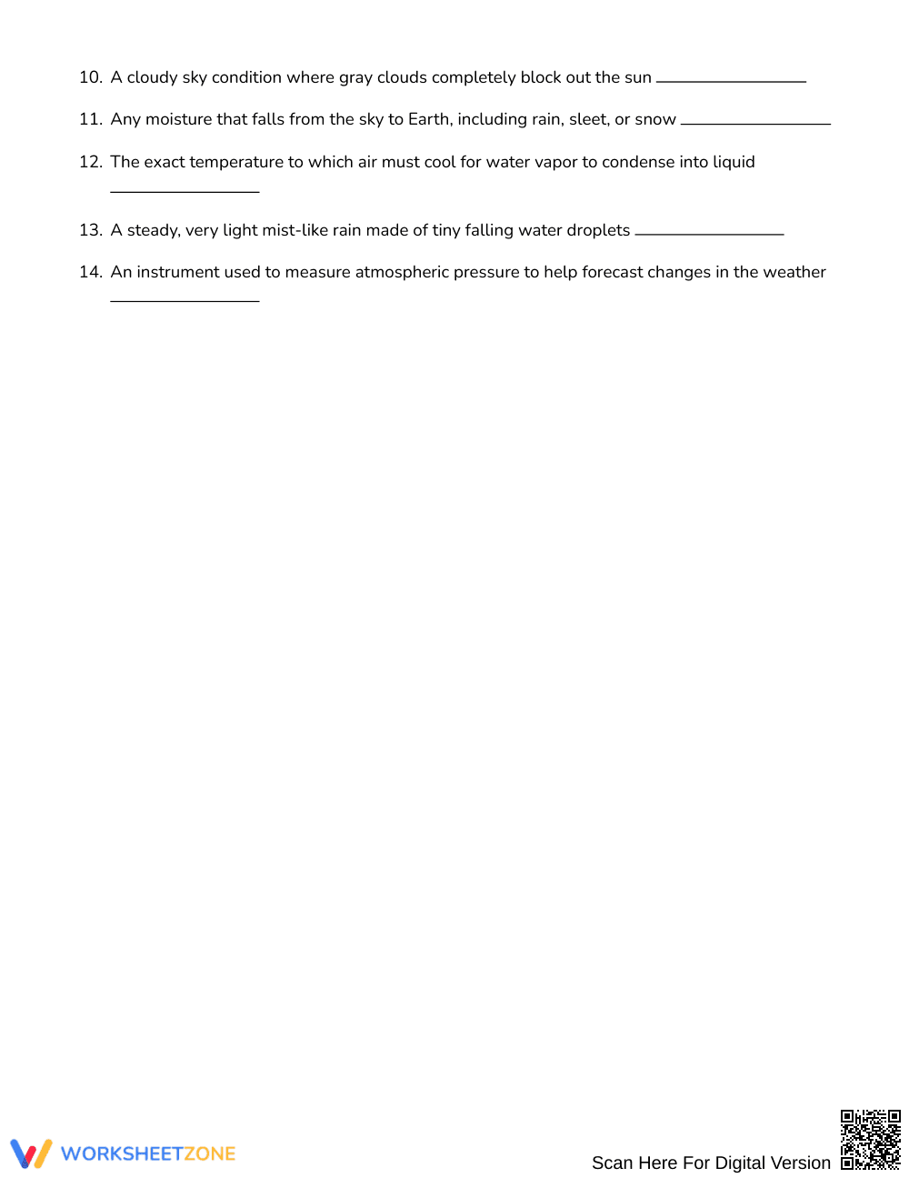 Ready Autumn Weather Word Search | Grades 4–5 Science - Page 2
