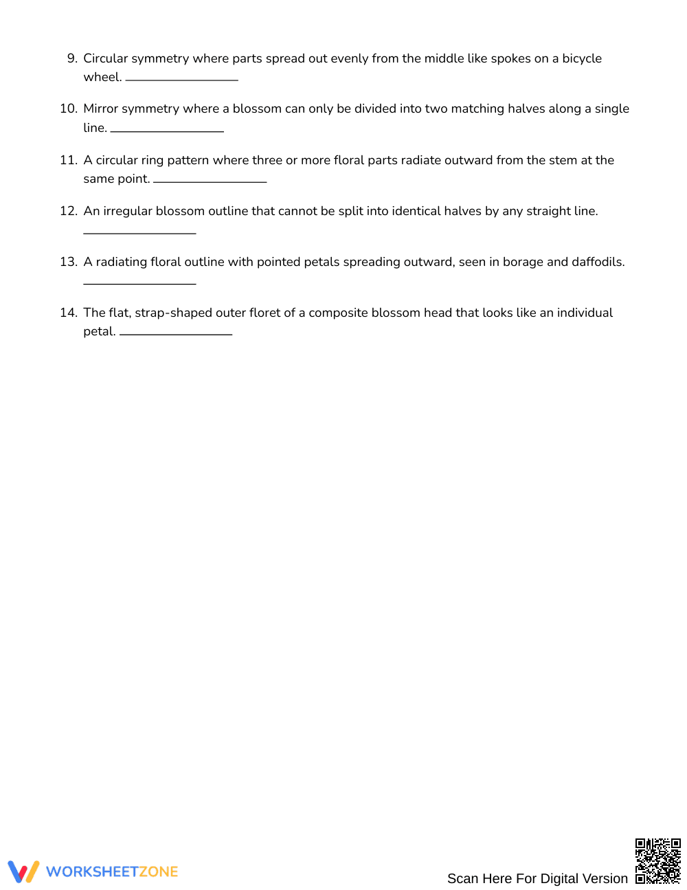 Essential Flower Shapes Word Search | Grades 4–5 Science - Page 2